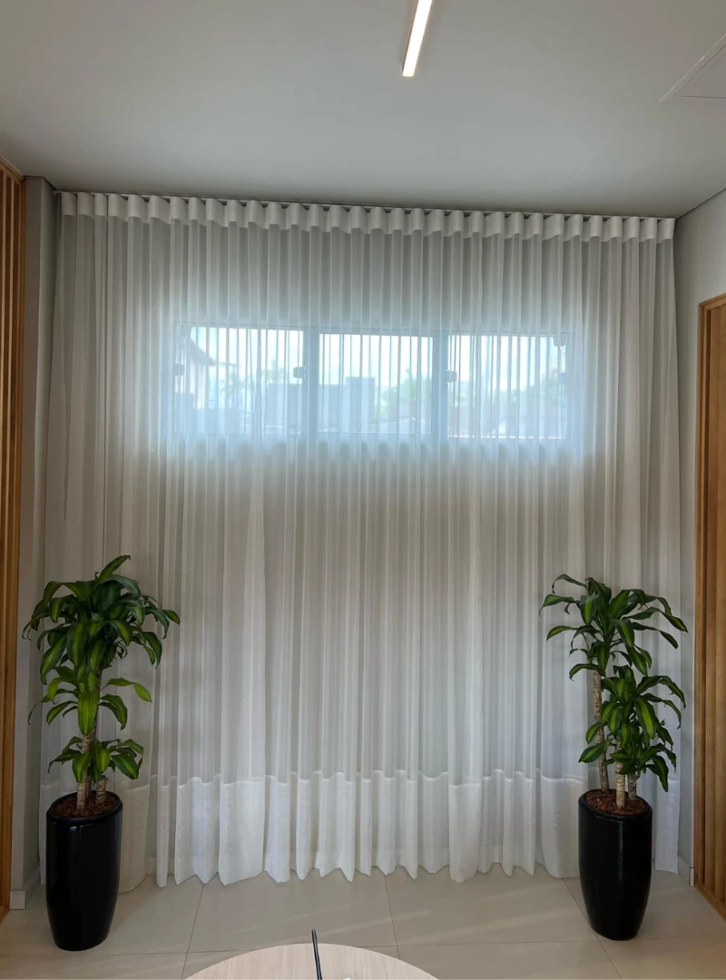 Cortina Pé Direito Duplo sob medida — Artmari Decor SC