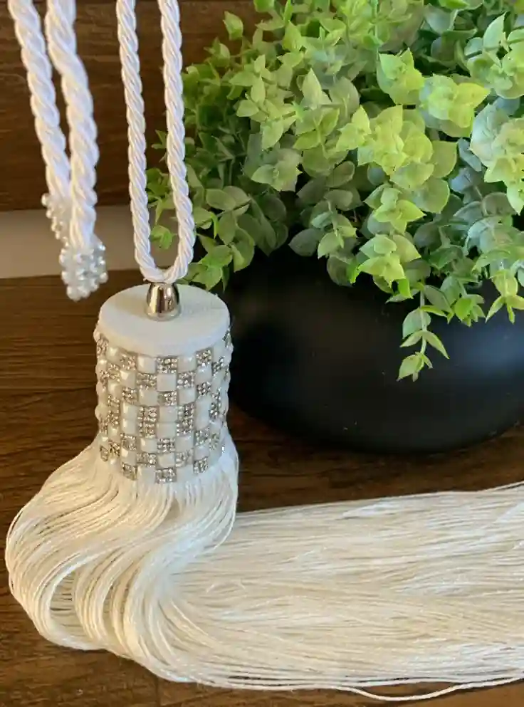 Pingente de cristal decorativo para cortina — Artmari Decor SC